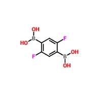 CAS 1256358-83-4|2,5-difluoro-1,4-fenilendiboro rūgštis